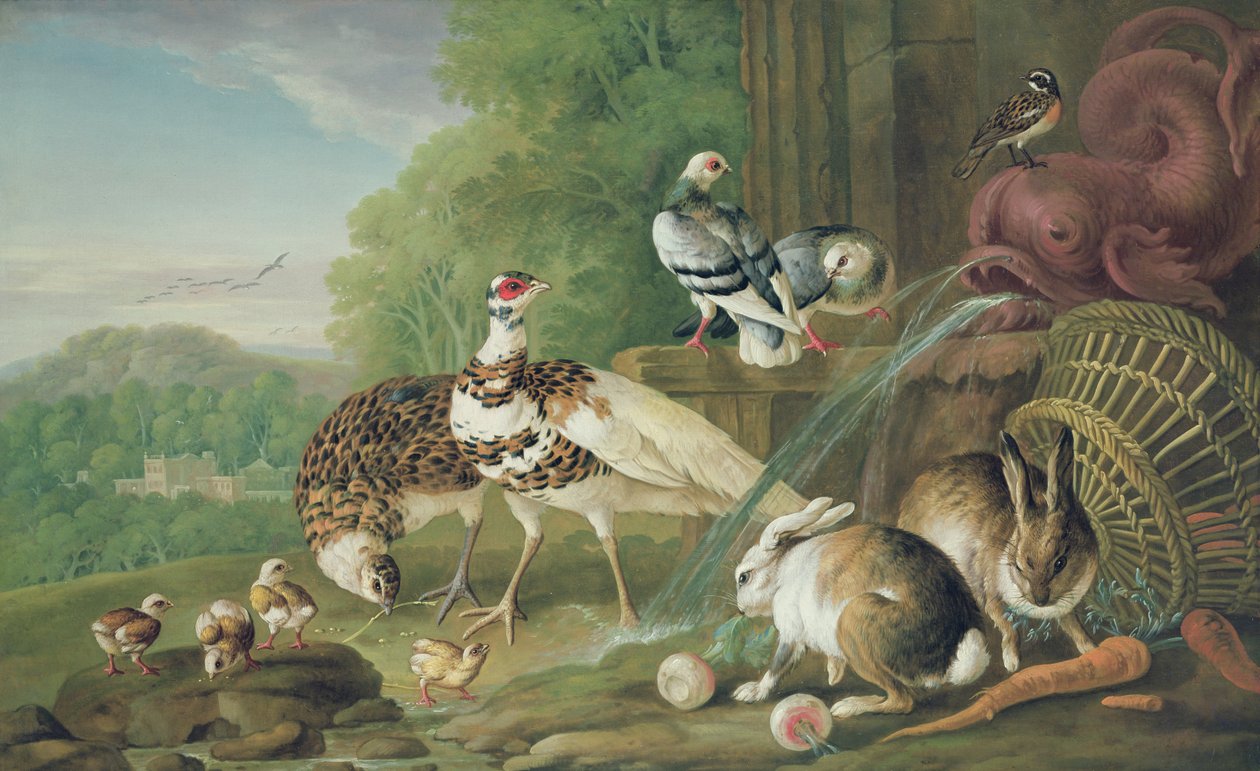 Kuşlar ve Tavşanlar by Pieter Casteels