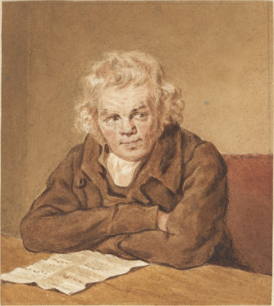 Bir Masada Oturan Lourens van Schaick