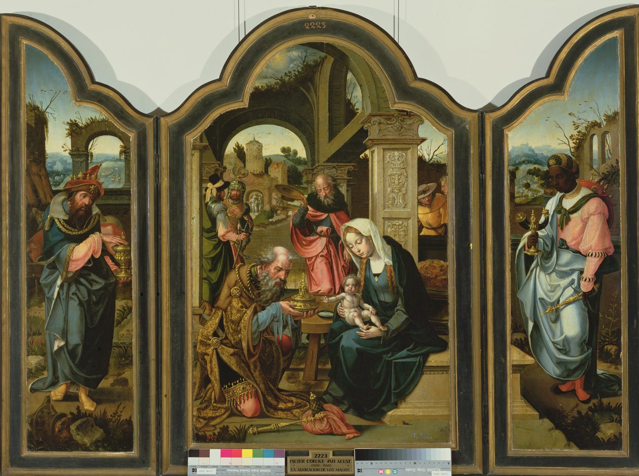Nicholas Nickleby ki için çizim by Pieter Coecke van Aelst