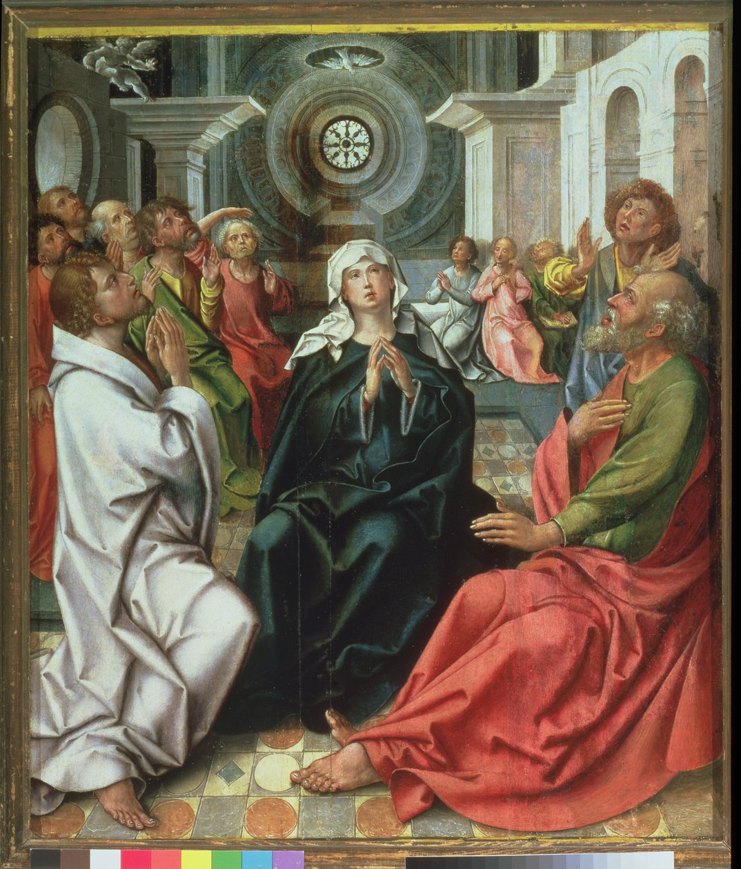 Pentekost (panel) by Pieter Coecke van Aelst