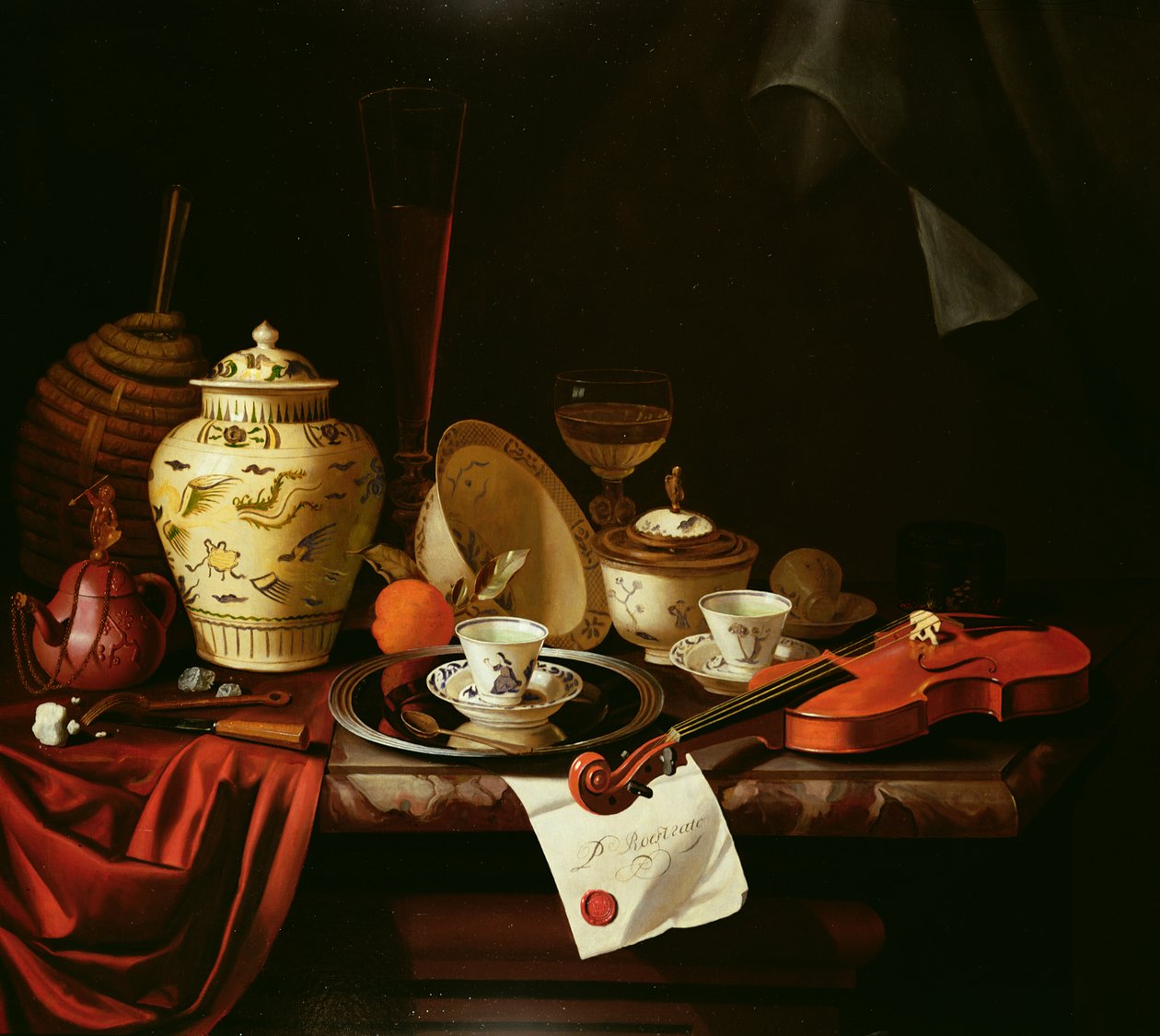 Bir Natürmort by Pieter Gerritsz. van Roestraten