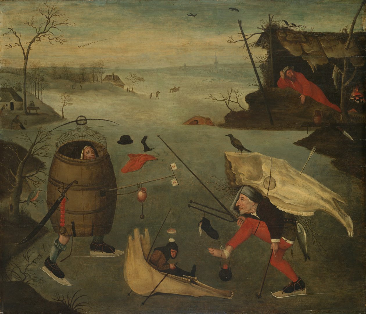 Buzda Grotesk Düello, c.1560 by Pieter Huys