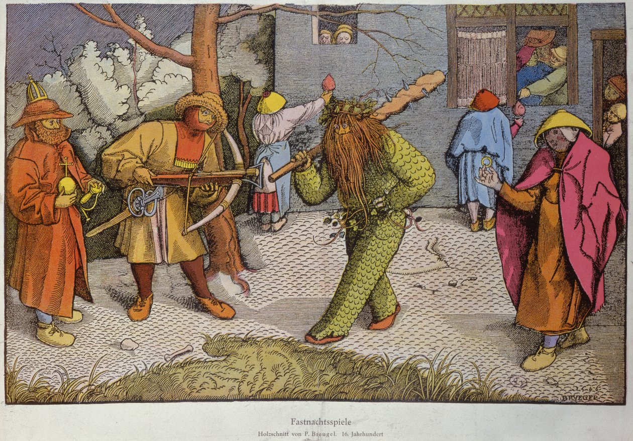 Hızlı gece oyunları by Pieter III attr. to Brueghel