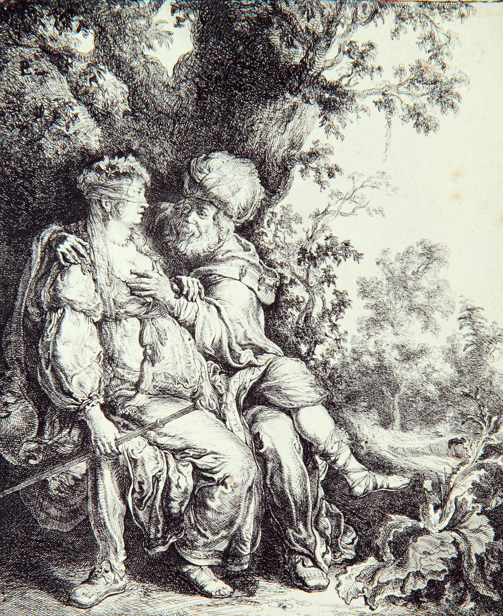 Yahuda ve Tamar by Pieter Lastman