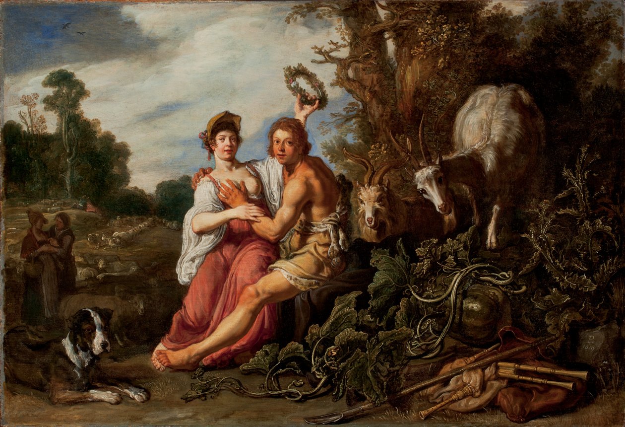 Paris ve Oenone, 1619 by Pieter Lastman