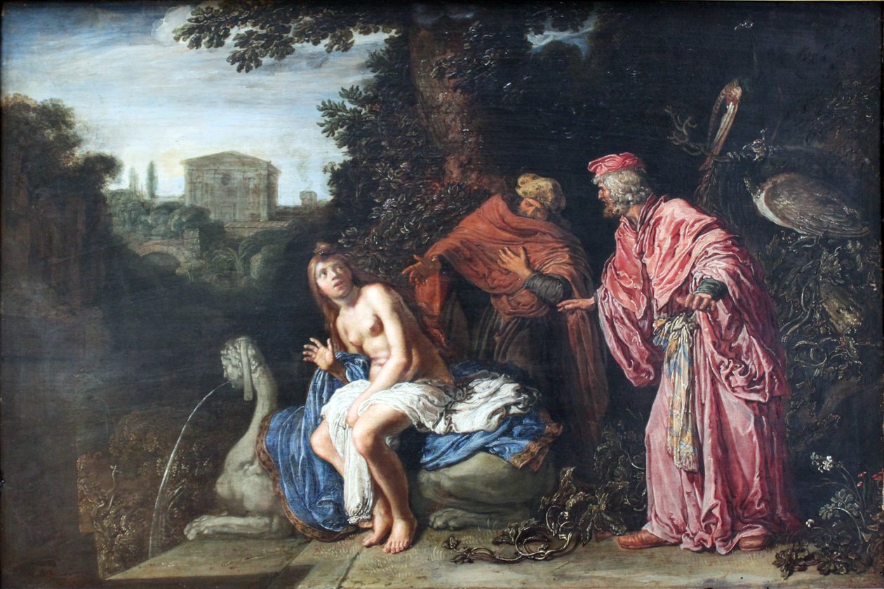 Susanna ve iki yaşlı insan by Pieter Lastman