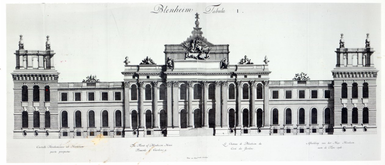 Blenheim Sarayı by Pieter Stevens van Gunst