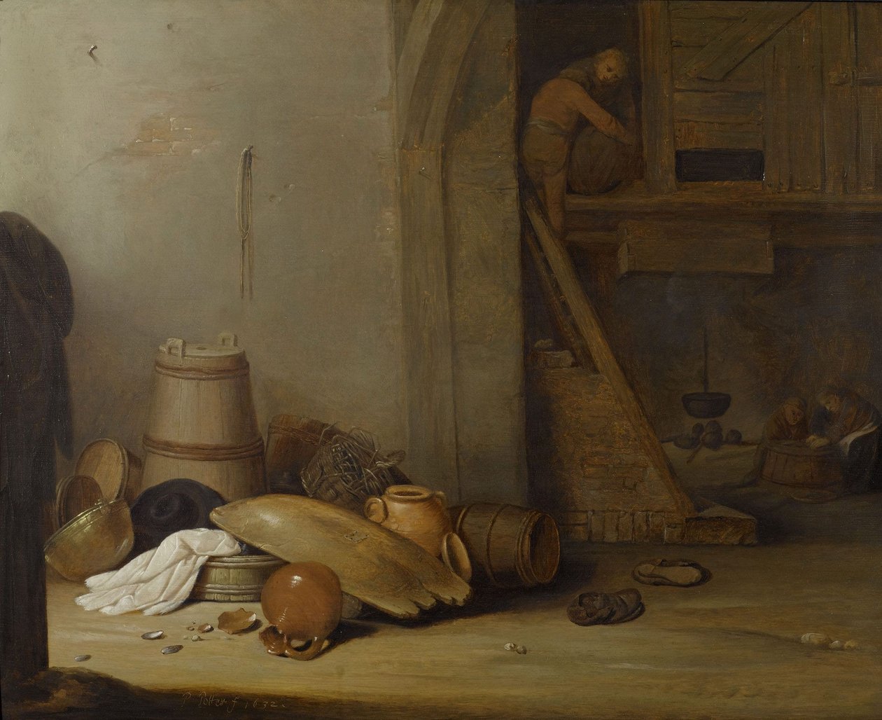 almanca: ahır by Pieter Symonsz Potter