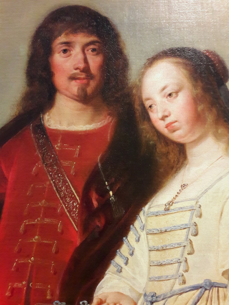Bir manzarada aile portresi by Pieter Fransz de Grebber