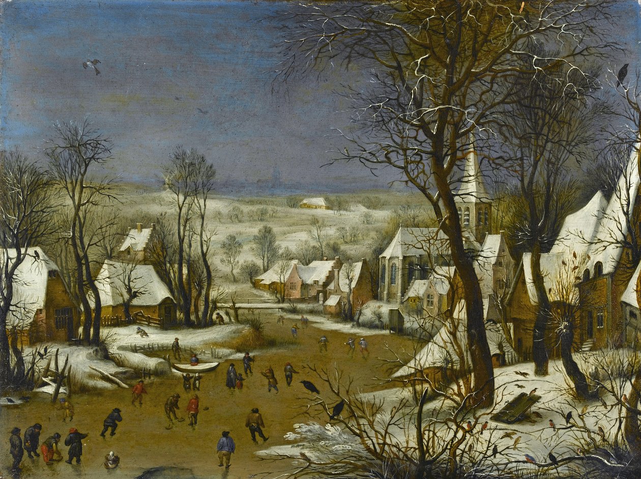 Kuş Tuzağı (bakır üzerine yağ) by Pieter Bruegel the Elder