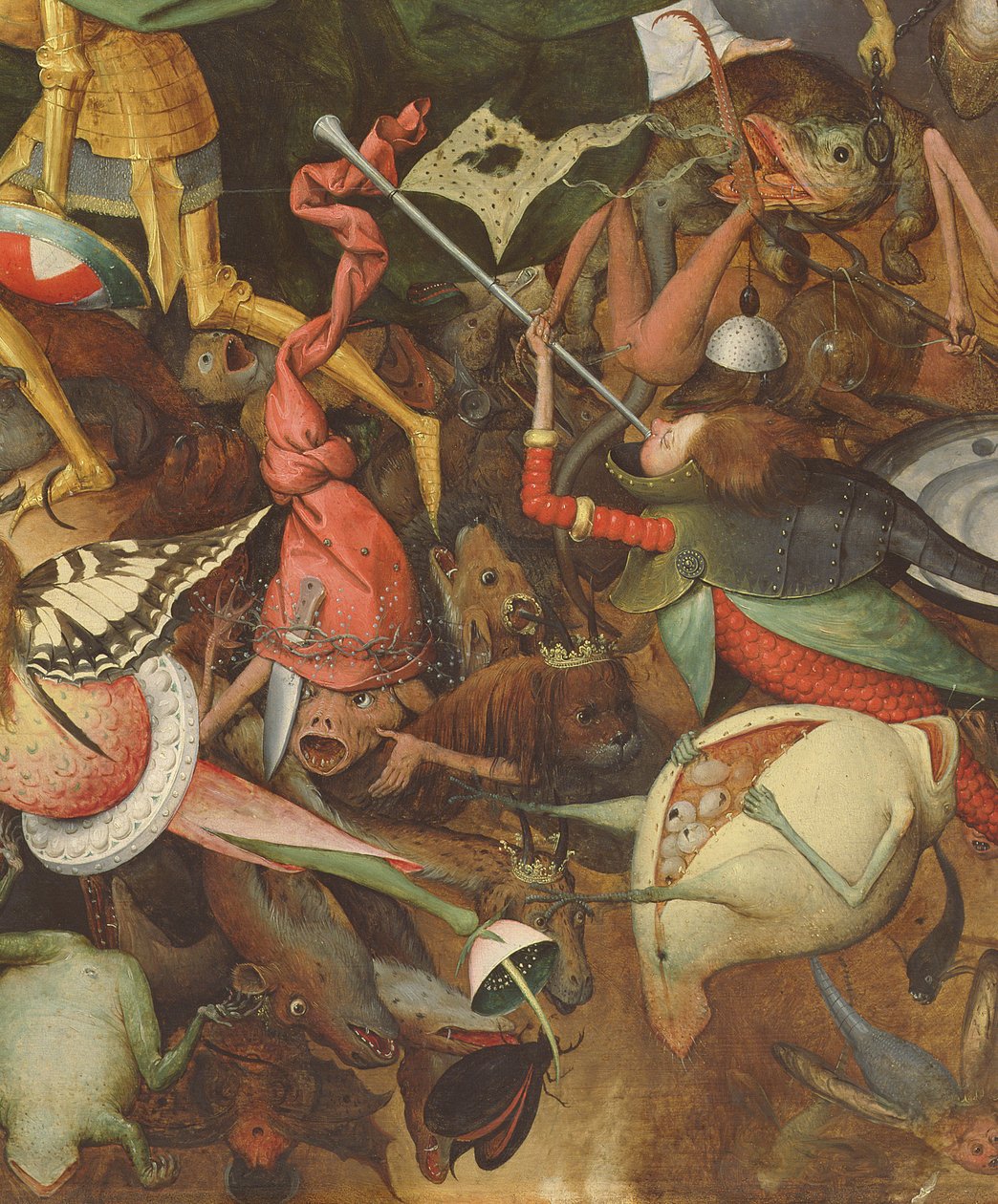 Asi Meleklerin Düşüşü, 1562 (74037 detayı) by Pieter Bruegel the Elder