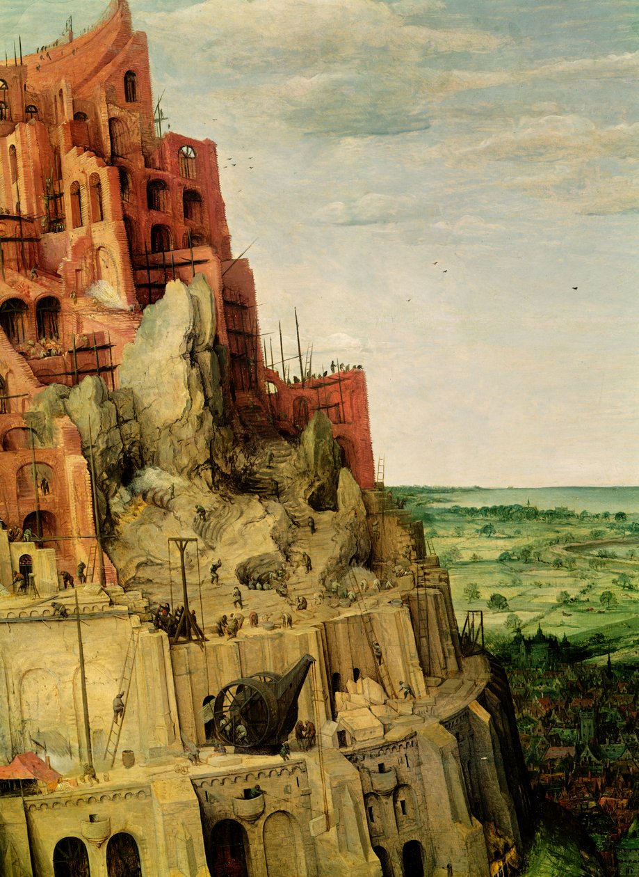 Babil Kulesi (345 detayı) by Pieter Bruegel the Elder
