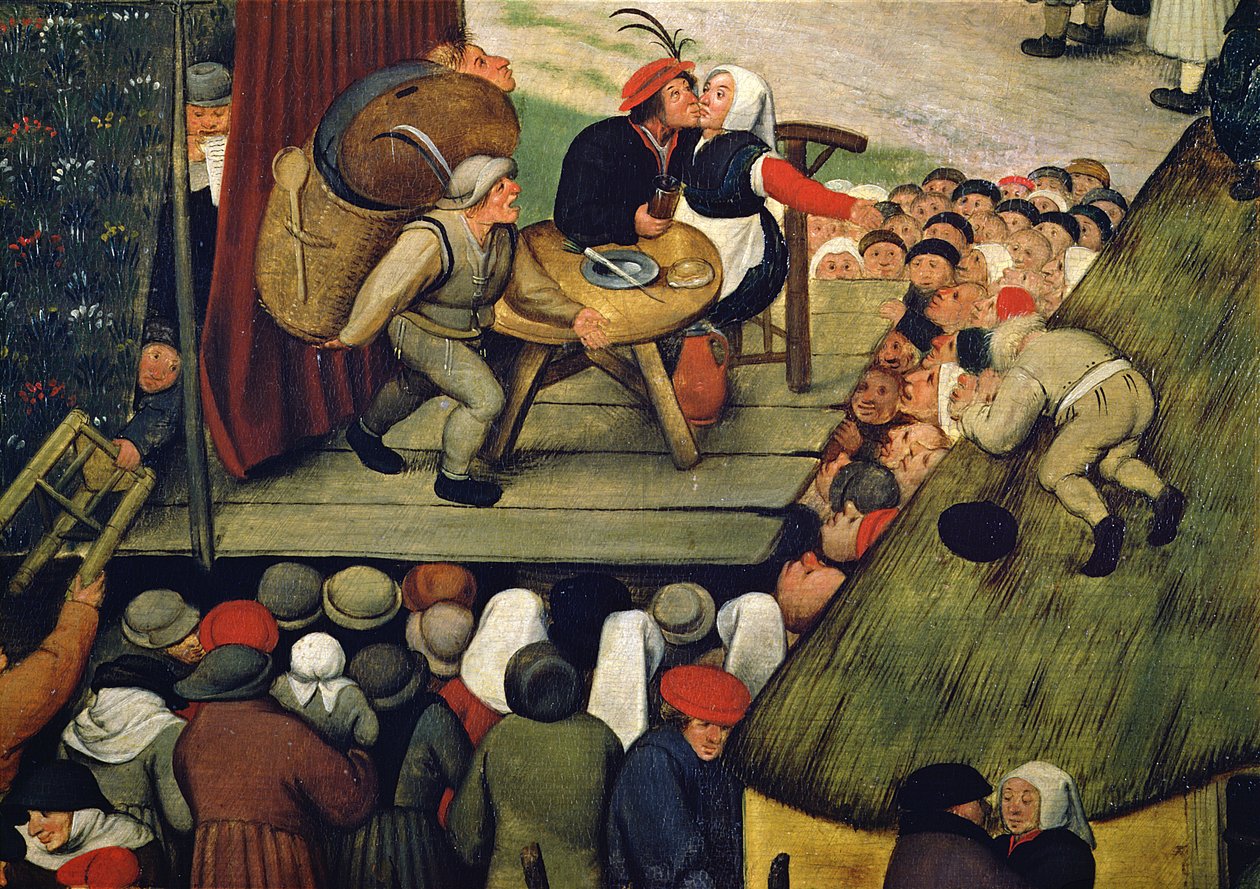 Tiyatro Sunumlu Fuar, c.1600 (detay) by Pieter Brueghel the Younger