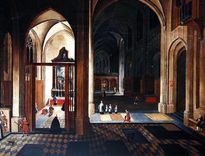 Bir Katedralin İçi by Pieter the Younger Neefs