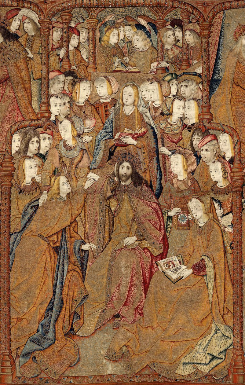 Tanrı'nın Annesinin veya Altın Serçelerin Zaferleri, 1500-02 dolayları (goblen) by Pieter (attr. to) Coecke van Aelst