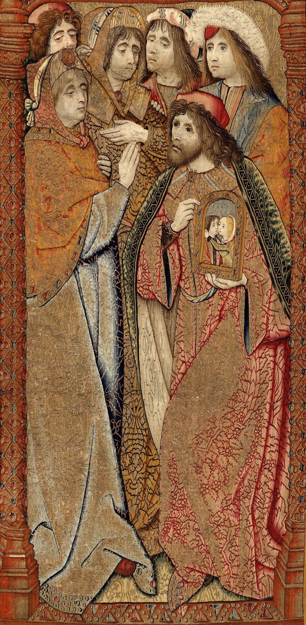 Tanrı'nın Annesinin veya Altın Serçelerin Zaferleri, 1500-02 dolayları (goblen) by Pieter (attr. to) Coecke van Aelst