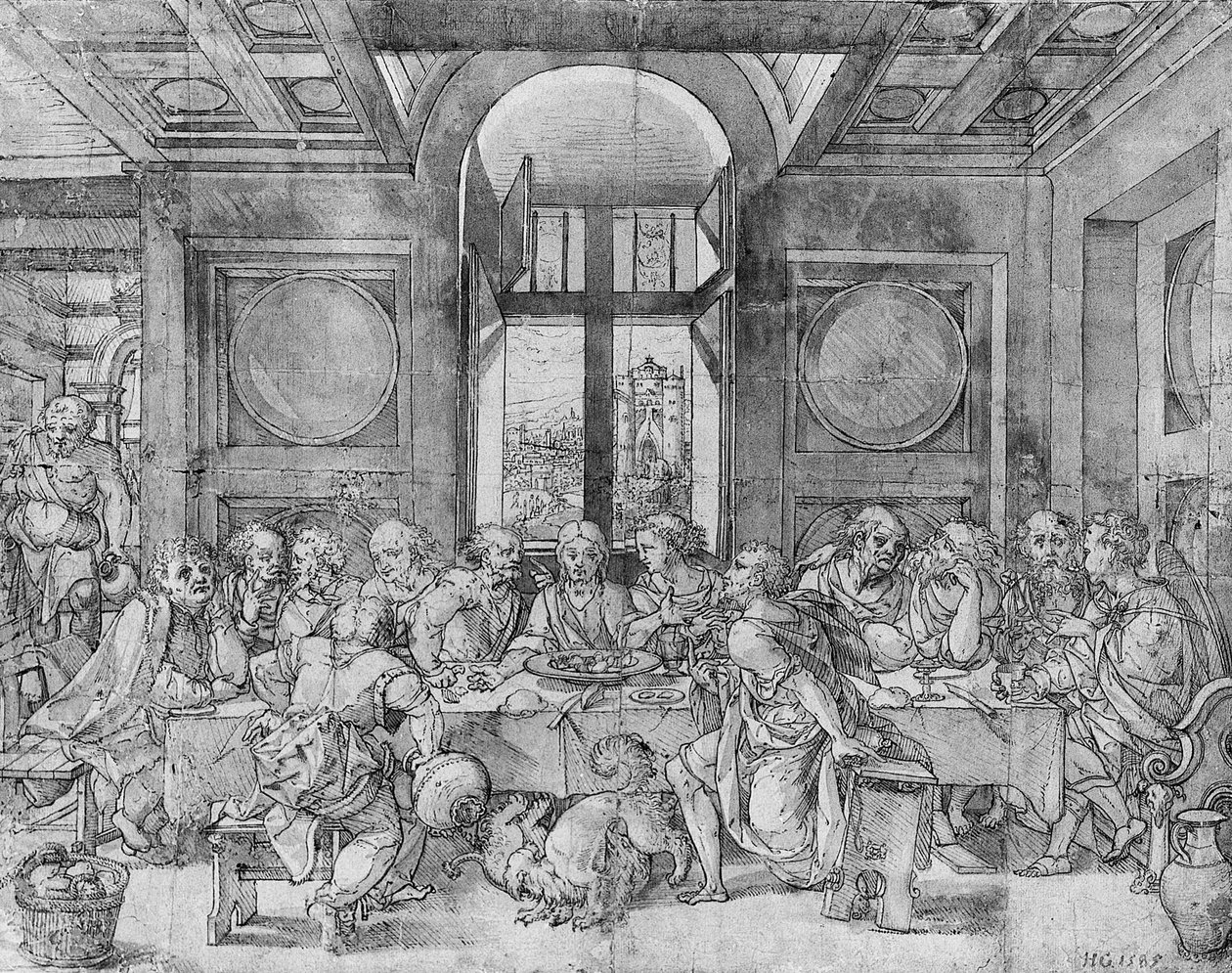 Son Akşam Yemeği by Pieter (circle of) Coecke van Aelst