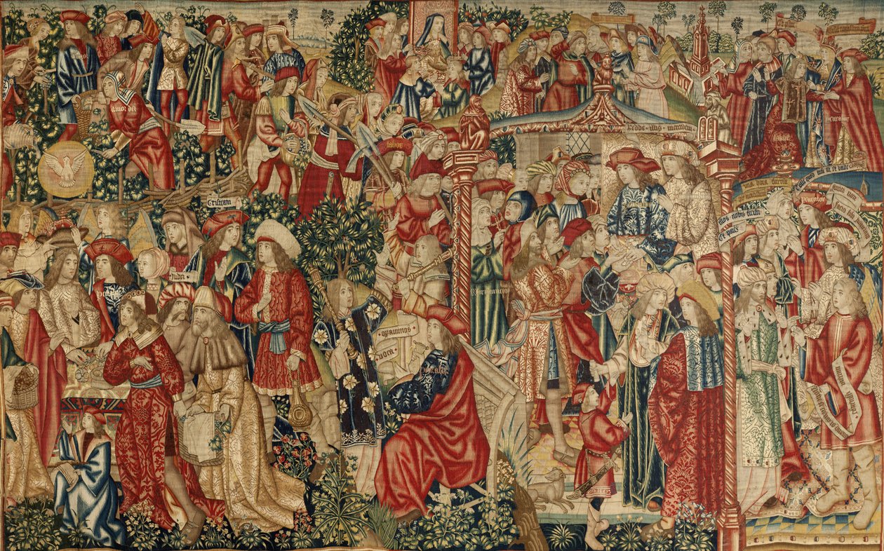 Bağdaki işçilerin benzetmesi, yaklaşık 1500 (goblen) by Pieter (studio of) Coecke van Aelst