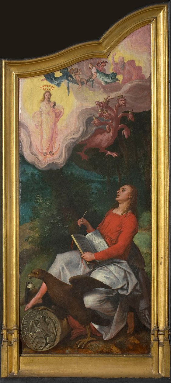 Jan van der Biest Üç Parçalı sağ panel. by Pieter Aertsen