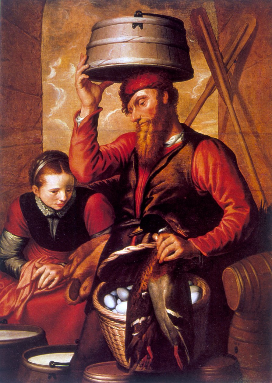 Oyun Satıcısı, 16. yüzyıl by Pieter Aertsen