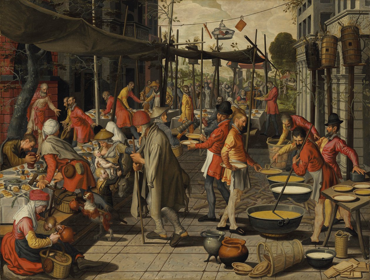 Düğün Bayramı benzetmesi. by Pieter Aertsen