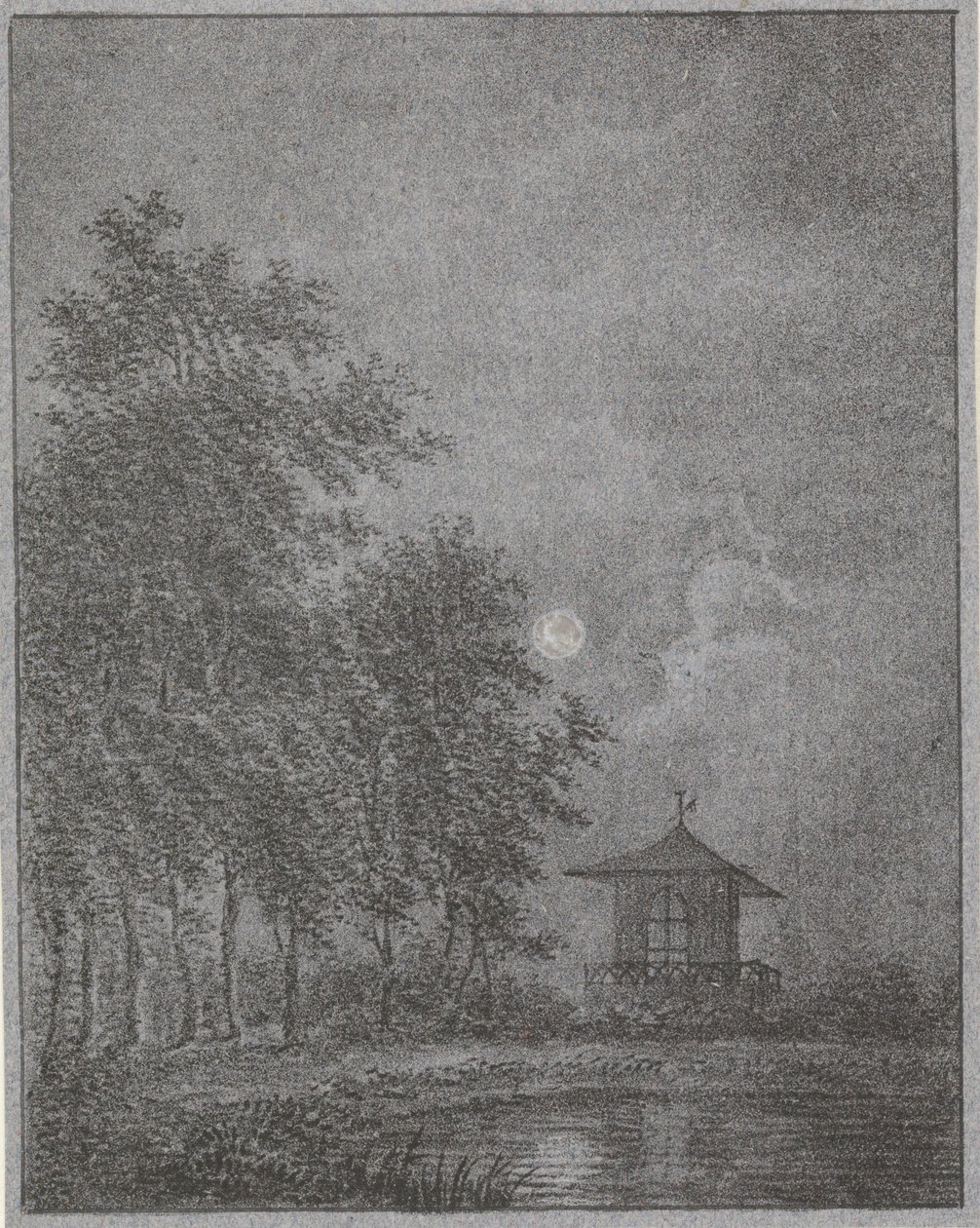 Ay ışığında bahçe by Pieter Bartholomeusz. Barbiers