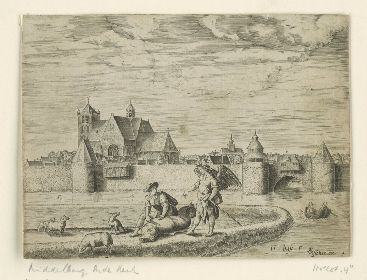Tobias ve Melek; arka planda Middelburg