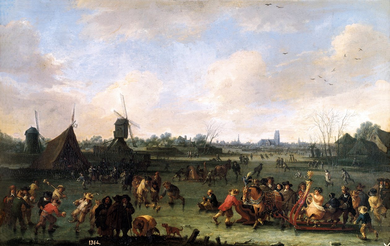 patenciler Pieter Bout'un (1658-1702) tablosu. ahşap üzerine yağ by Pieter Bouts
