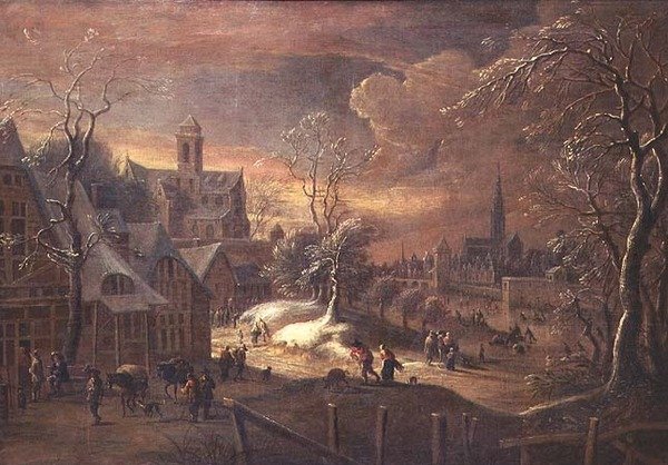 Kar manzarası by Pieter Bouts