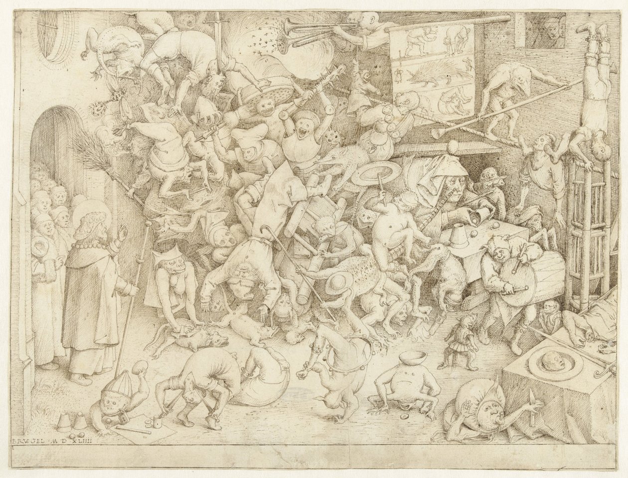 Büyücü Hermogenes'in Düşüşü by Pieter Bruegel (I)