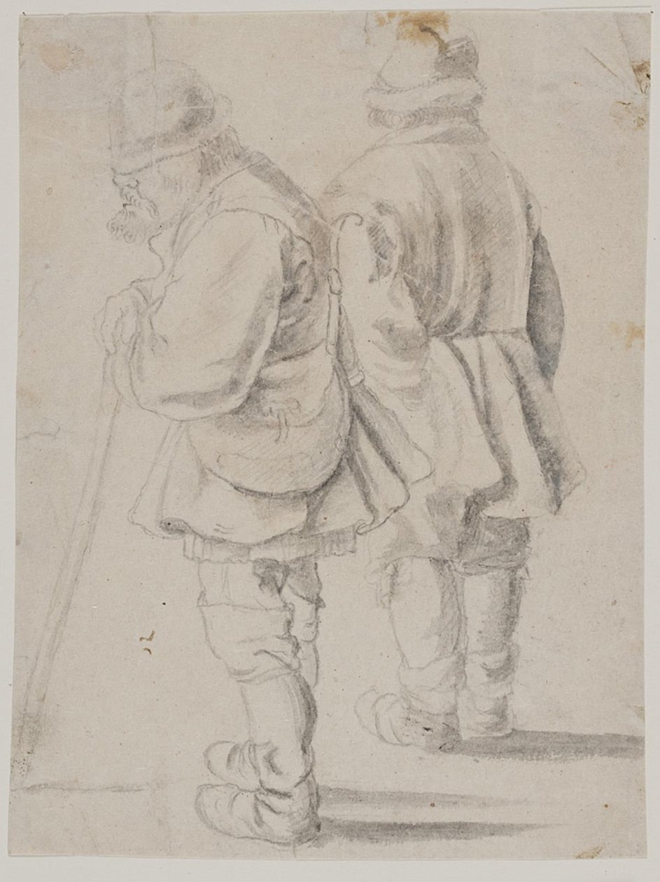 iki çiftçi by Pieter Bruegel d.Æ.