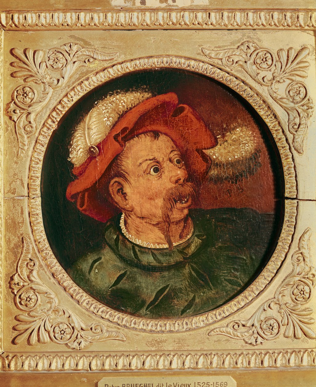 Bir Lansquenet Başkanı by Pieter Bruegel the Elder