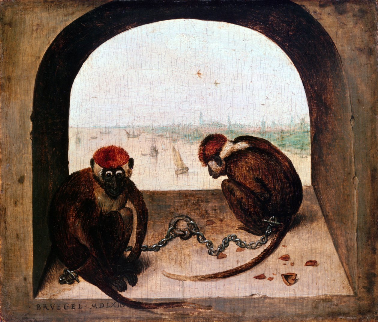 İki Maymun, 1562 by Pieter Bruegel the Elder
