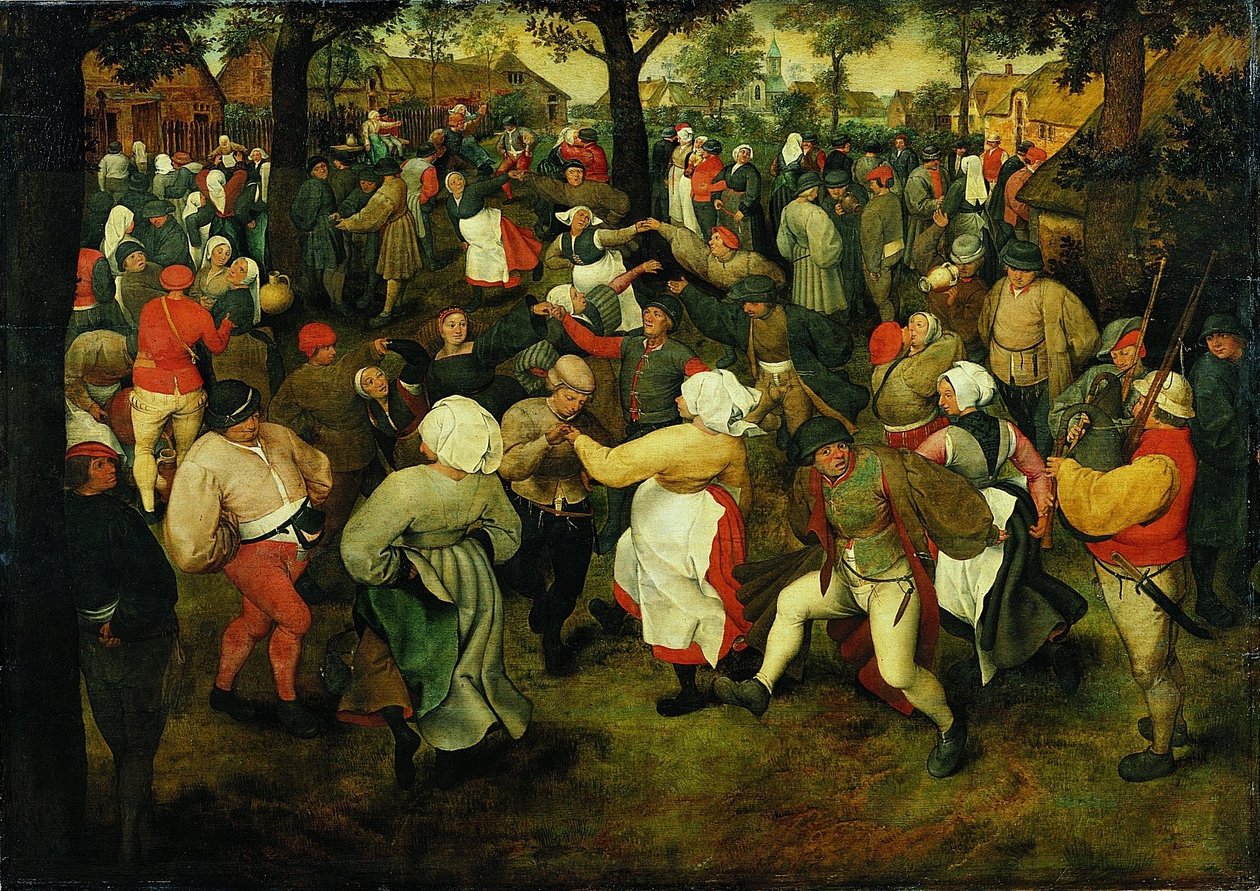 Düğün dansı by Pieter Brueghel the Elder
