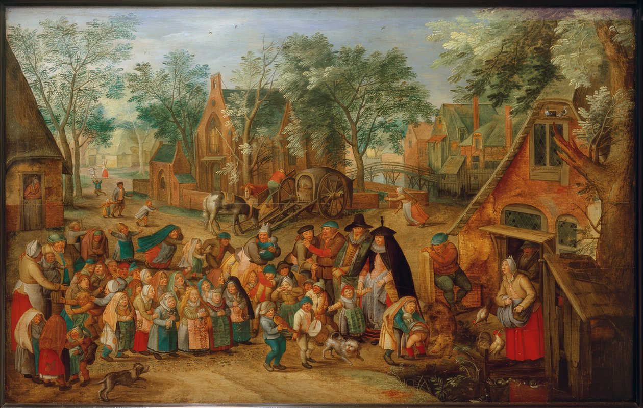 Whitsun Gelin Oyunu by Pieter Brueghel the Younger