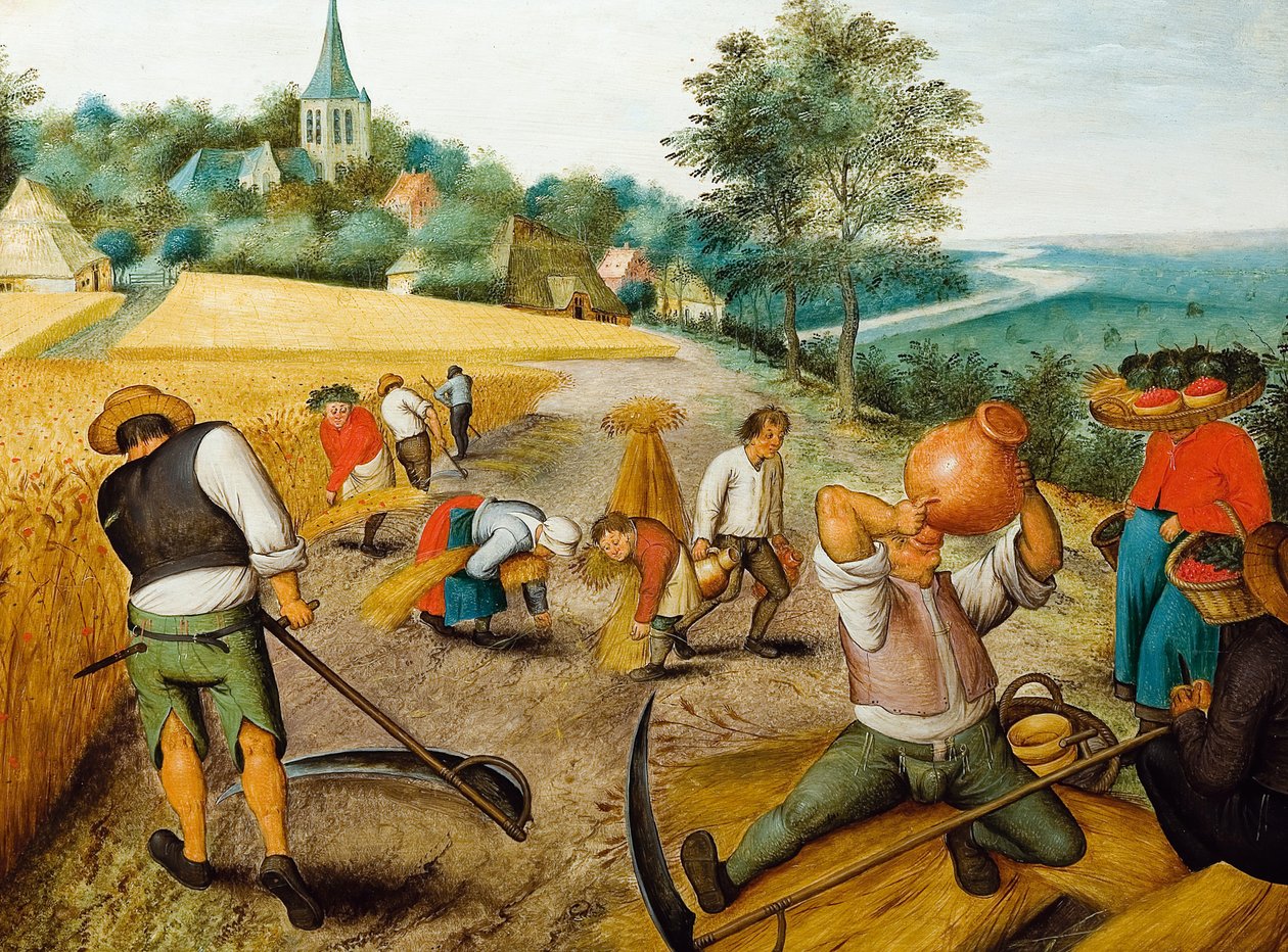 Four Seasons: Yaz, 16. yüzyılın ikinci yarısı.. by Pieter Brueghel the Younger