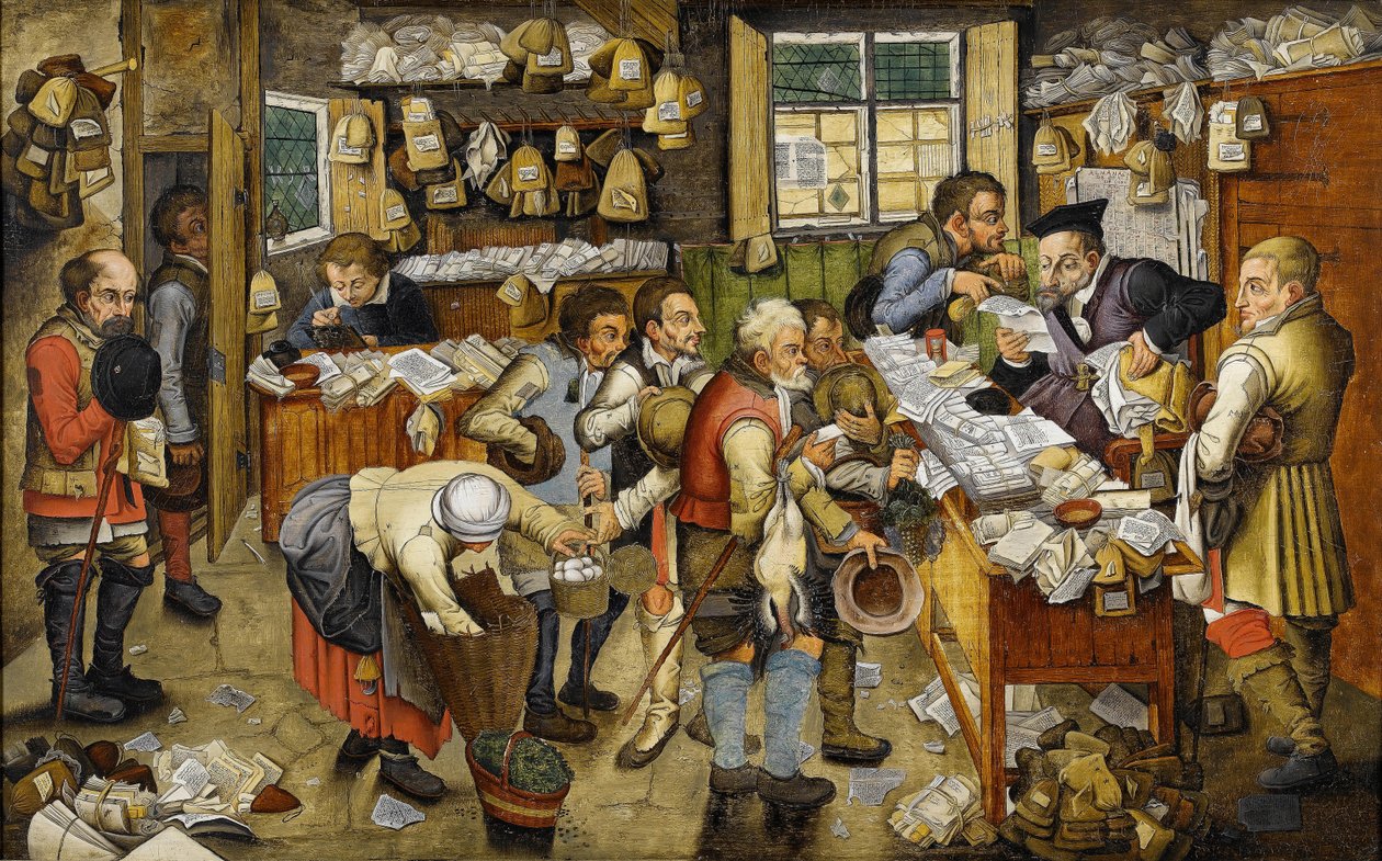 Köy Avukatı Olarak Bilinen Ondalıkların Ödenmesi, 1617-1622 by Pieter Brueghel the Younger