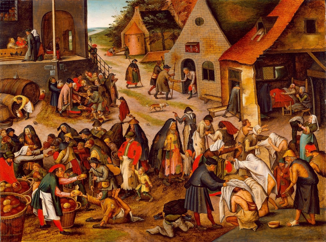 Yedi Merhamet Eseri, 1616-1638 Arası by Pieter Brueghel the Younger