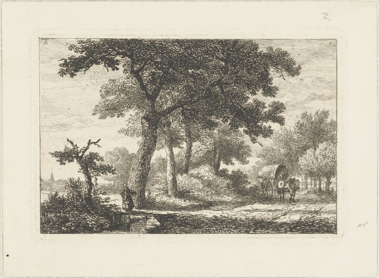 Kapalı vagon ile manzara Su manzaraları (dizi başlığı) by Pieter Casper Christ