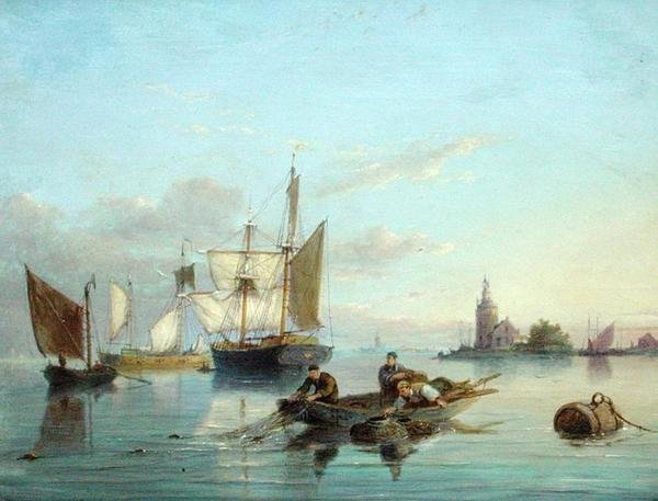 Texel Adası, Hollanda by Pieter Christiaan Cornelis Dommelshuizen