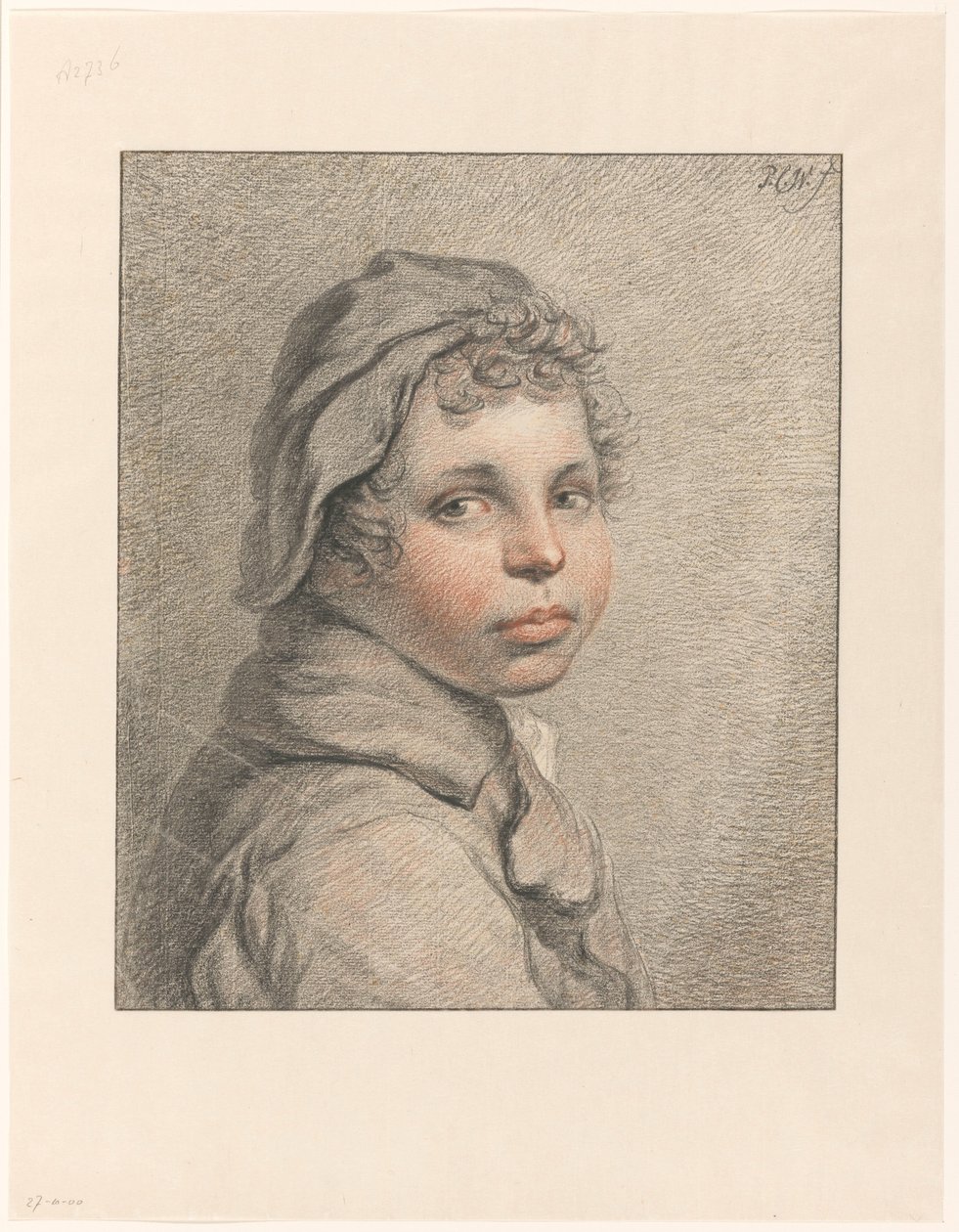 Bir çocuğun çalışma başkanı by Pieter Christoffel Wonder (signed by artist)