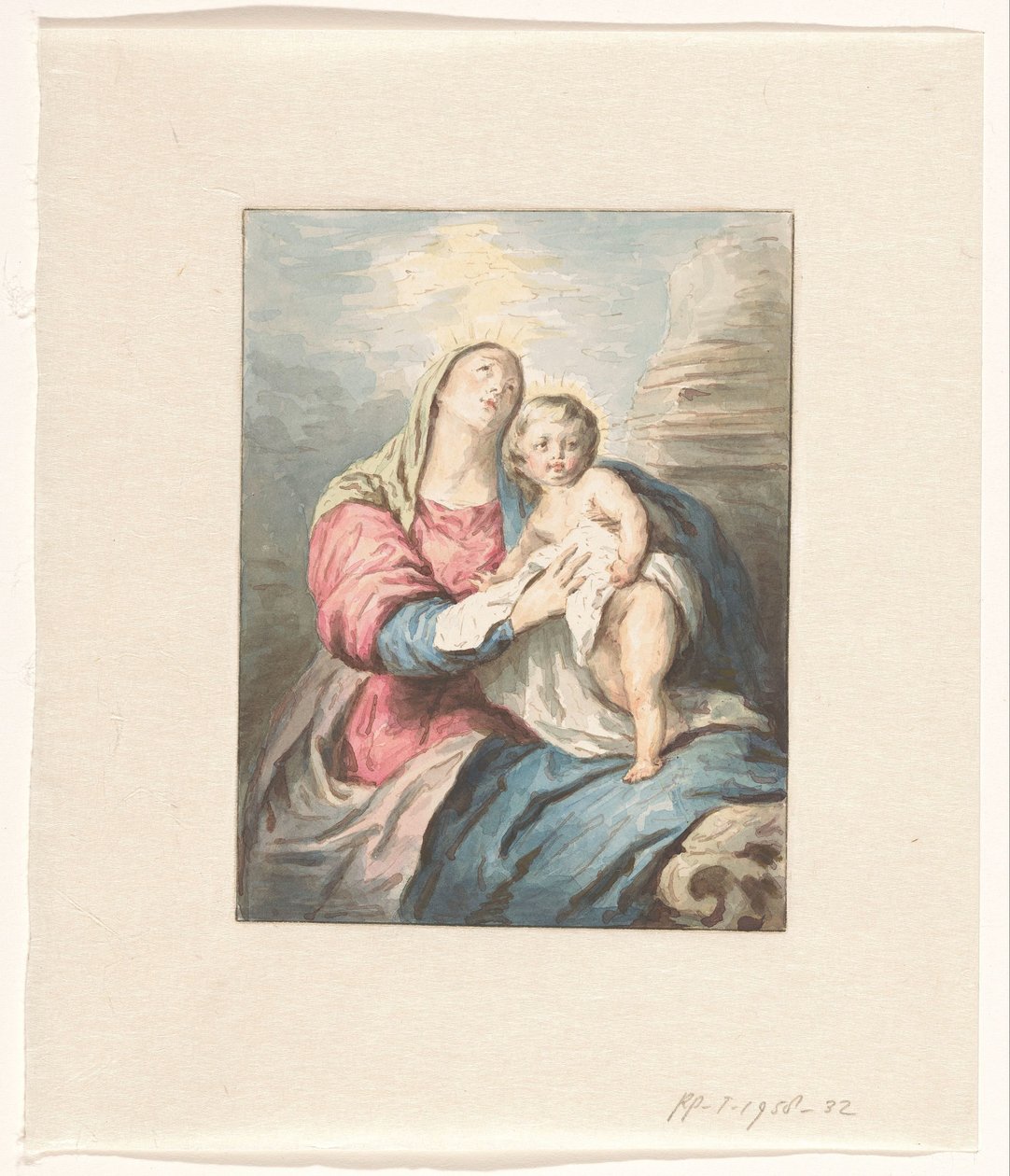 Madonna nazik bir araya geldi by Pieter Christoffel Wonder