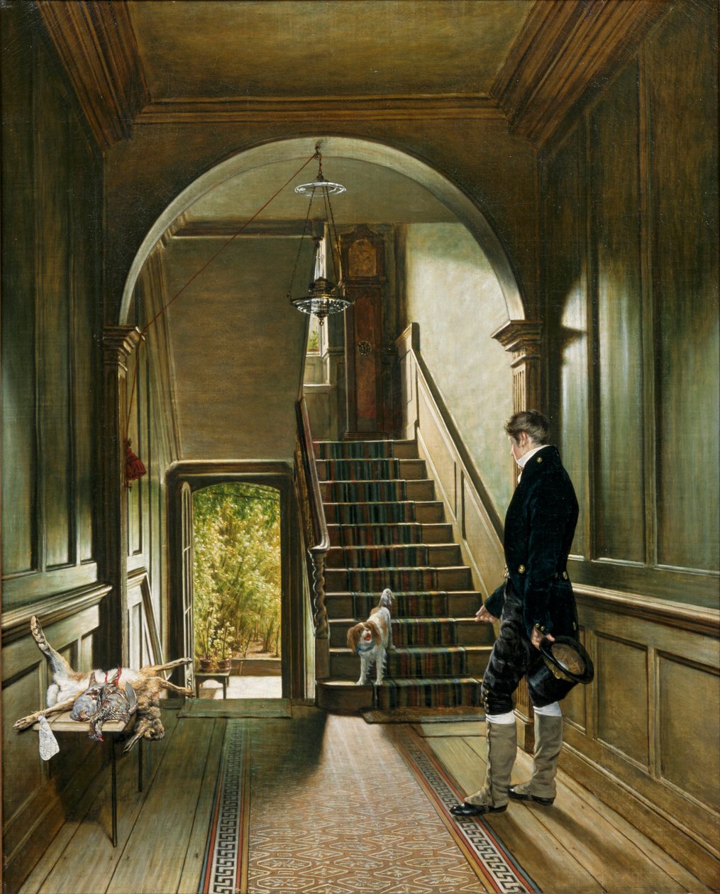 Ressamın Londra Konutunun Merdiveni, 1828 by Pieter Christoffel Wonder