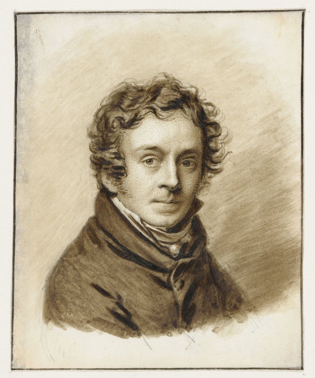 Pieter Christopher Wonder'ın otoportresi by Pieter Christoffel Wonder