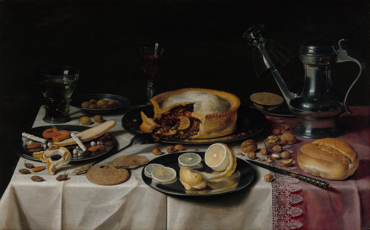 Natürmort, yaklaşık 1625. by Pieter Claesz