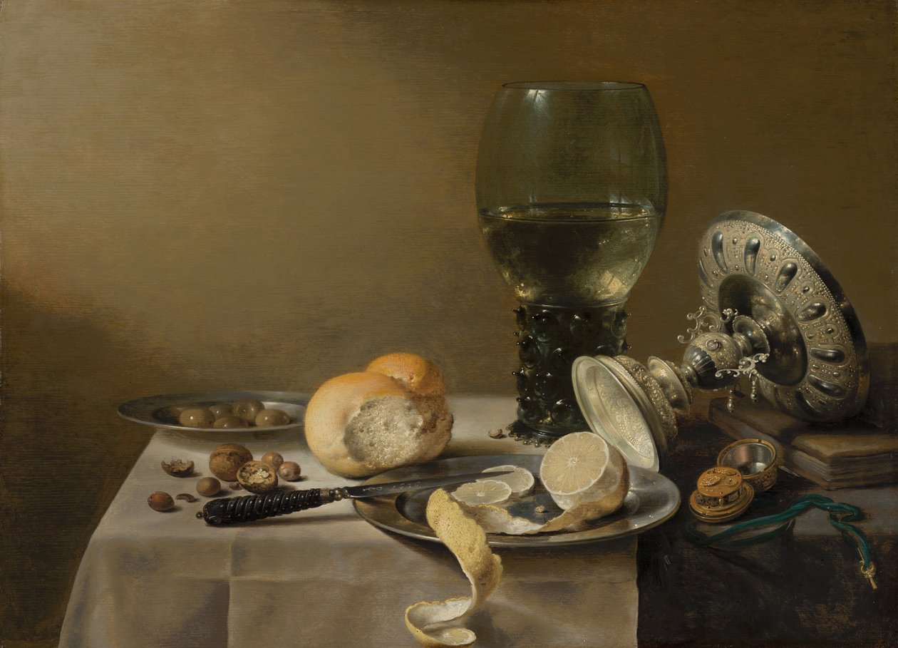 Tazza ile Natürmort by Pieter Claesz