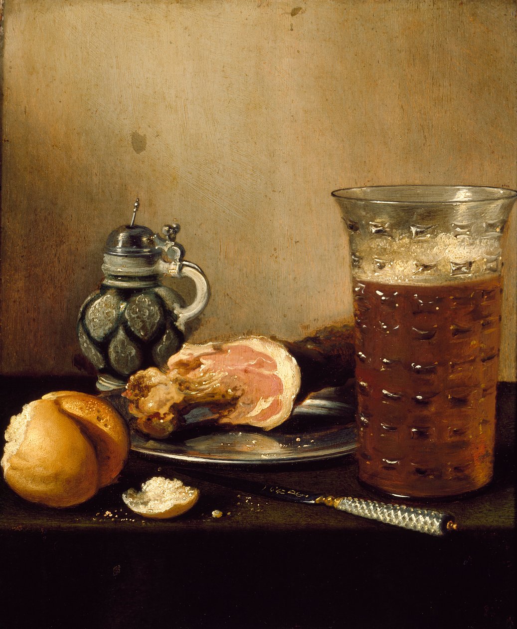 Jambonlu Natürmort, 1642 by Pieter Claesz