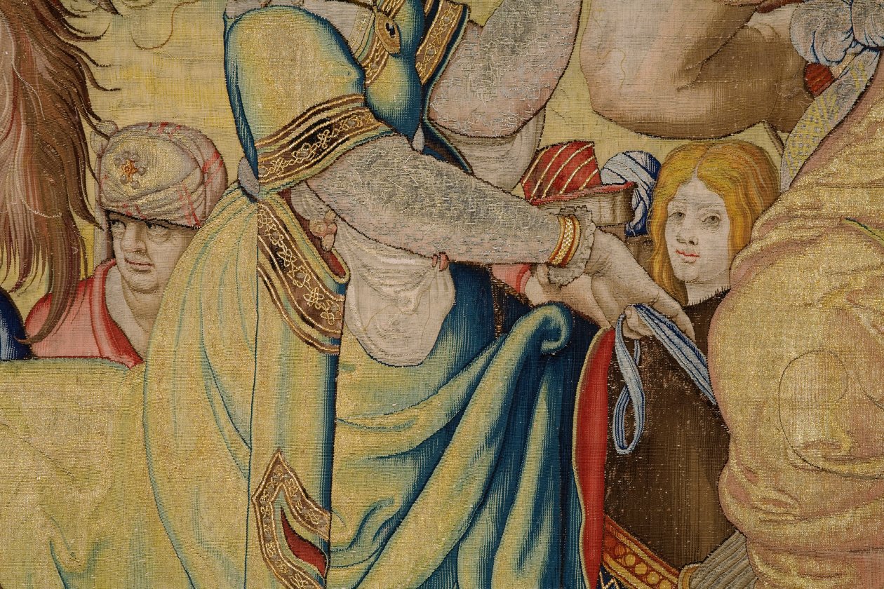 Flaman halısı. Yedi büyük günah: Kibir (gurur). Karikatürist Pieter Coecke van Aelst. Brüksel Atölyesi. yaklaşık 1542-1544. by Pieter Coecke van Aelst