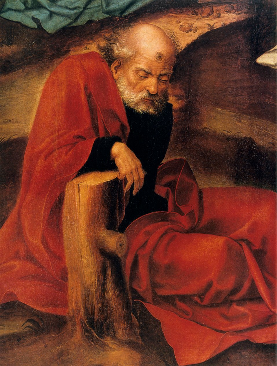 Bahçedeki Acı, detay, 1527-1530. by Pieter Coecke van Aelst
