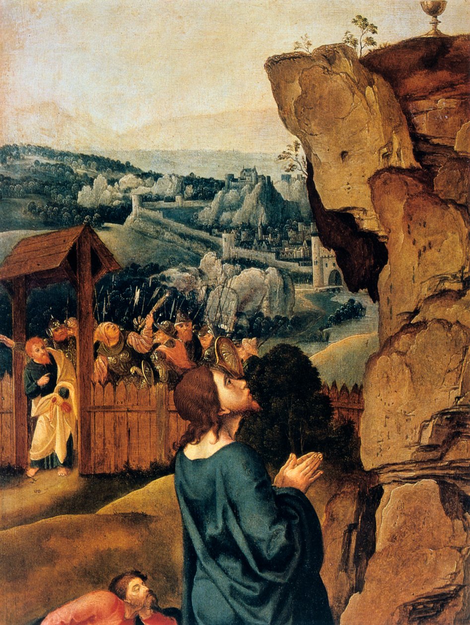 Bahçedeki Acı, detay, 1527-1530. by Pieter Coecke van Aelst